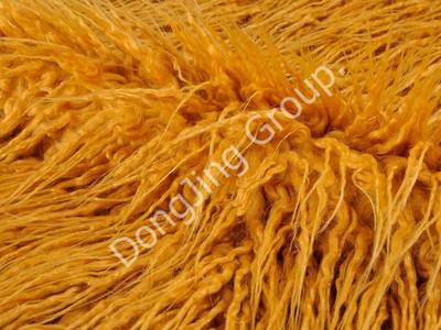DP0972-Sarı ikincil silindir faux fur fabric
