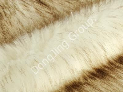 DP1028-Beyaz Boyalı Uç faux fur fabric
