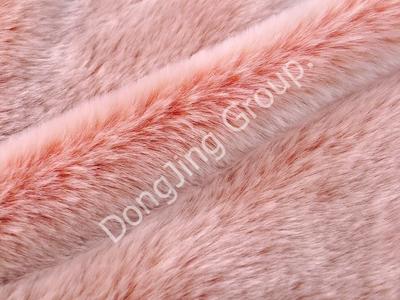 DP0960-Pembe beyaz faux fur fabric