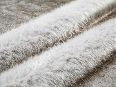 9HG0091-Gri boyalı faux fur fabric