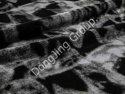9KT0241-siyah çiçek çekme silindiri faux fur fabric