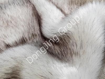 9P2531-Beyaz boyalı uç faux fur fabric