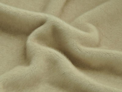 9T2638-Orijinal Beyaz Boyalı Kırmızı Kahve İpucu faux fur fabric