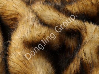 9W0592-Doğal rakun kılı faux fur fabric