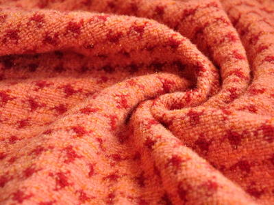 DKW0122-Şeftali Kırmızısı Kırmızı faux fur fabric