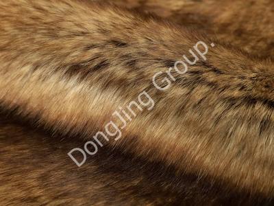 DP0628-Kahverengi çıkar faux fur fabric