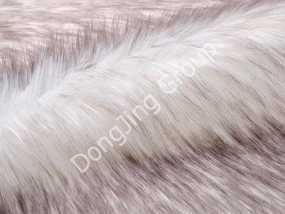 DP0632-Beyaz boyalı uç rulosu faux fur fabric