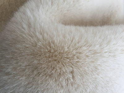 XD0007-İnci Platin Tilki faux fur fabric