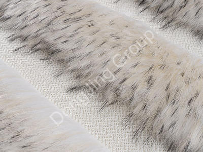 D2KW0158-Beyaz saç uçları faux fur fabric
